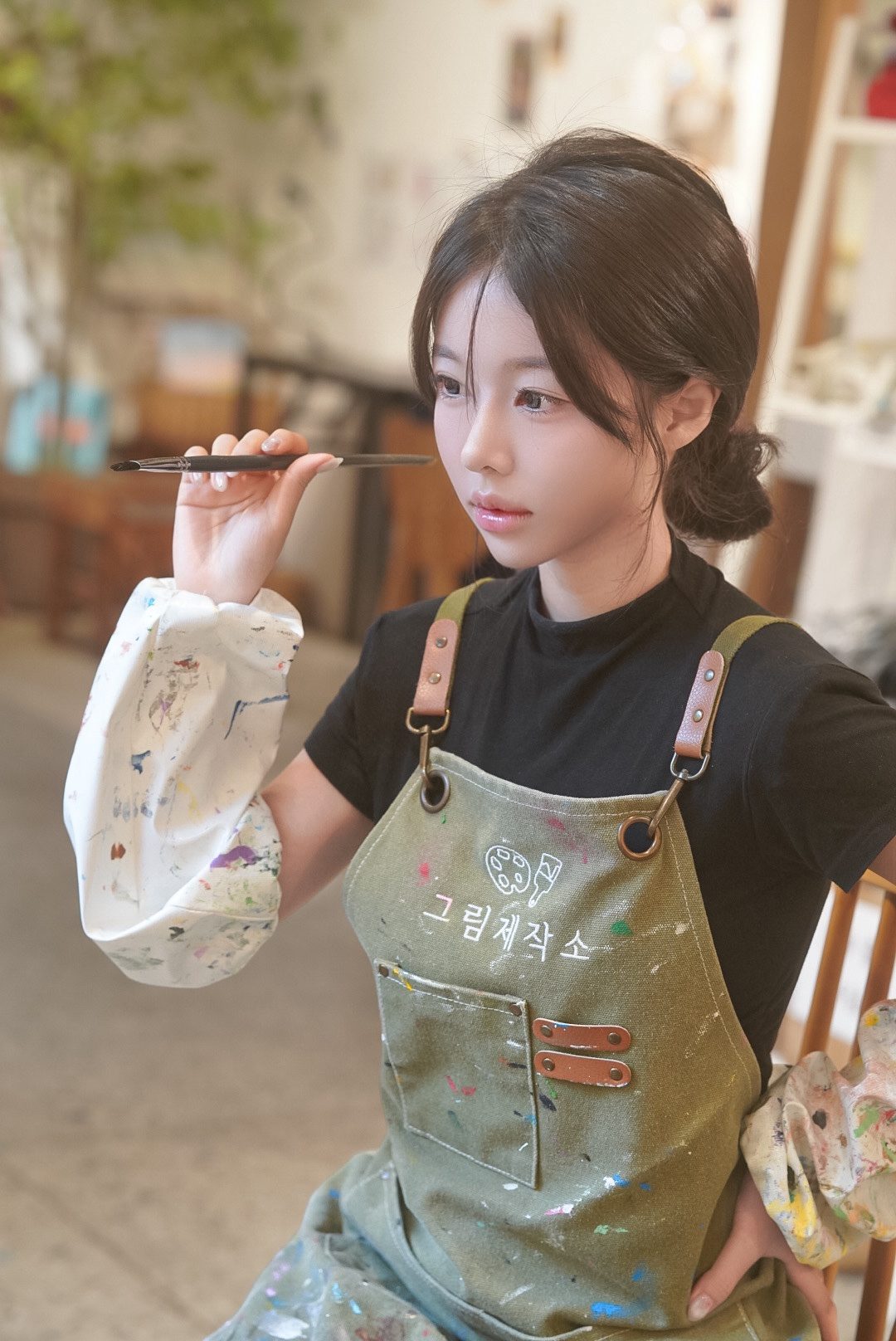 그림제작소에서 찍은 스튜디오 · 미술 무드 스냅 사진