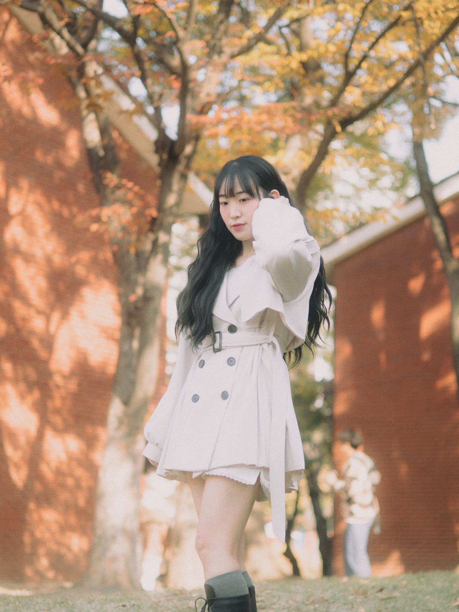 용산공원에서 찍은 내추럴 · 자연스러움 무드 스냅 사진