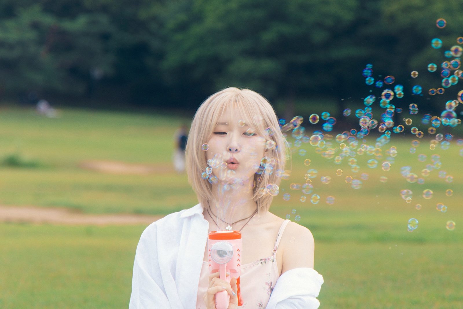 올림픽공원에서 찍은 내추럴 · 자연스러움 무드 스냅 사진