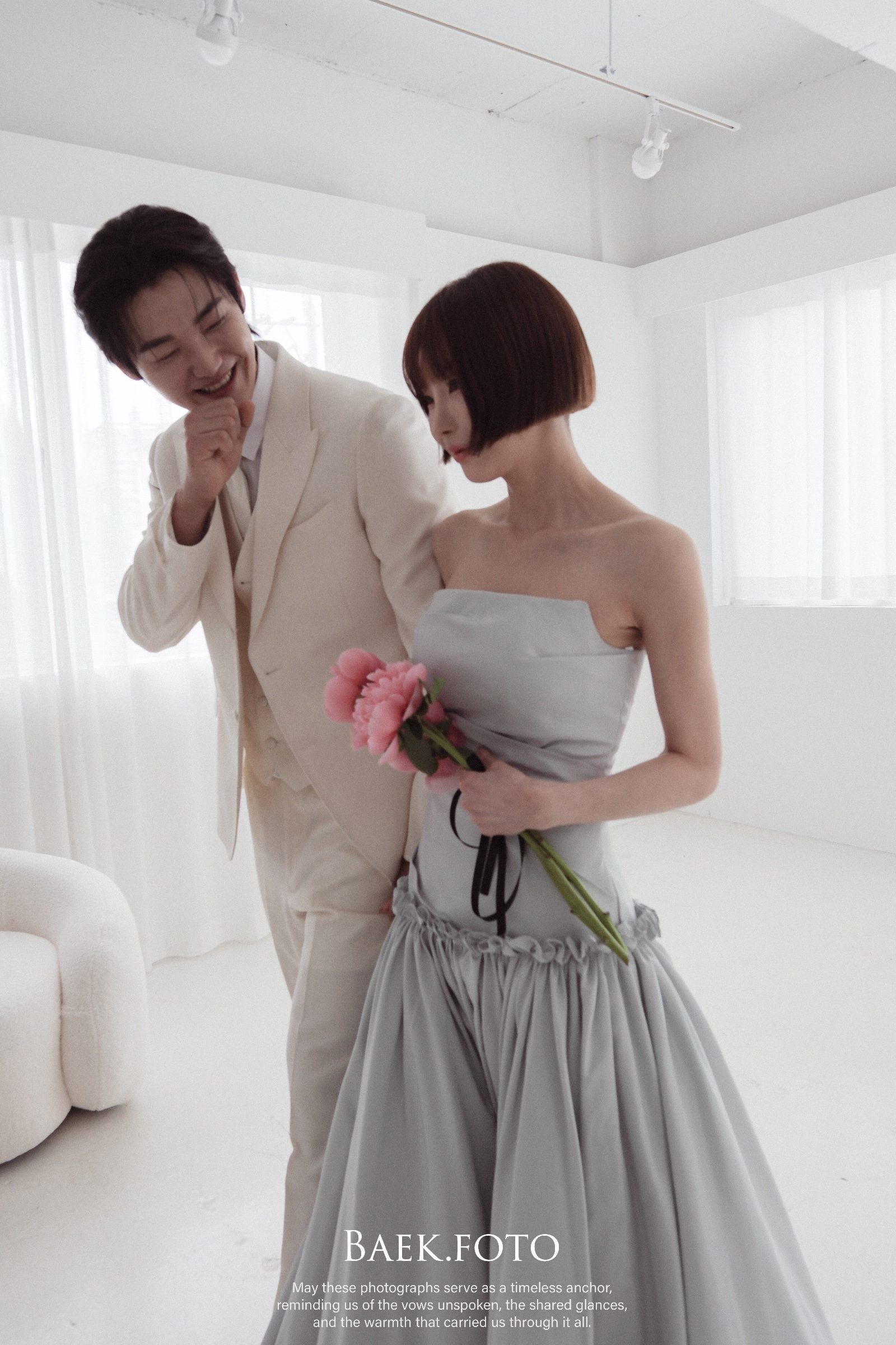 소희재스튜디오에서 찍은 웨딩스냅 · 스튜디오스냅 무드 스냅 사진