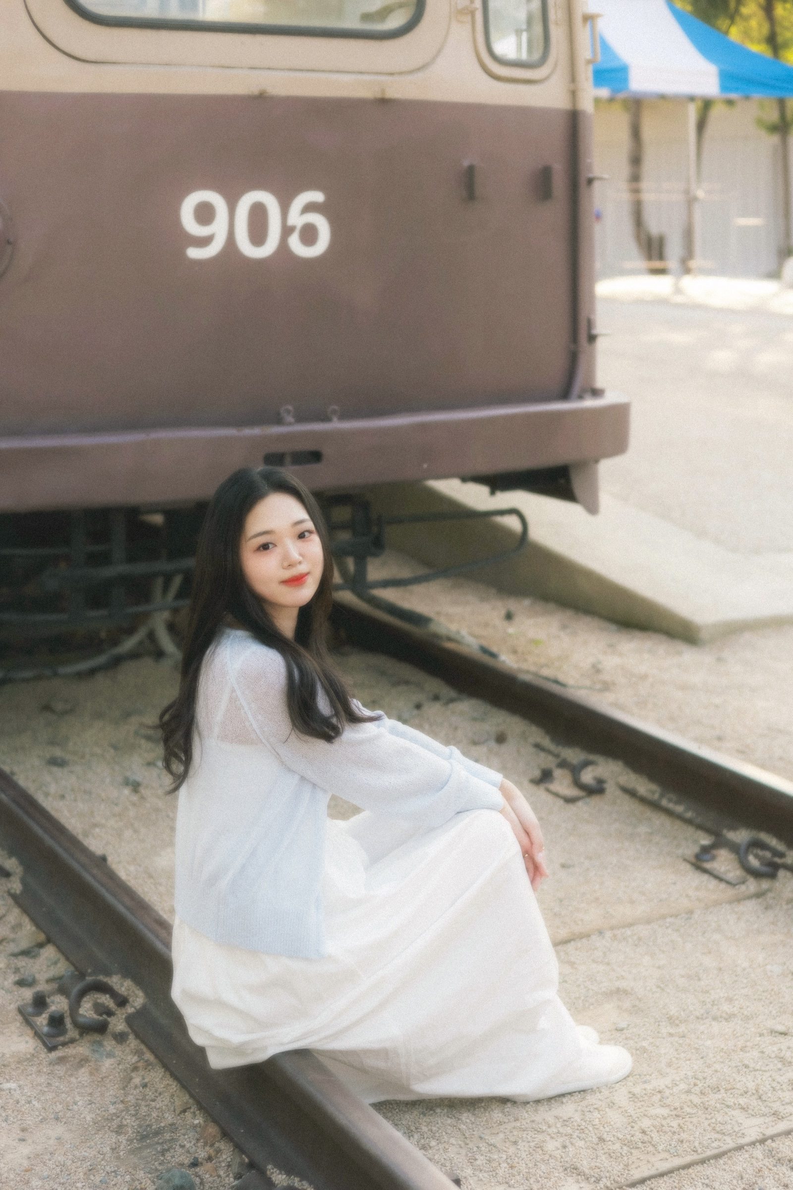 서울에서 찍은 개인스냅 · 기차 무드 스냅 사진