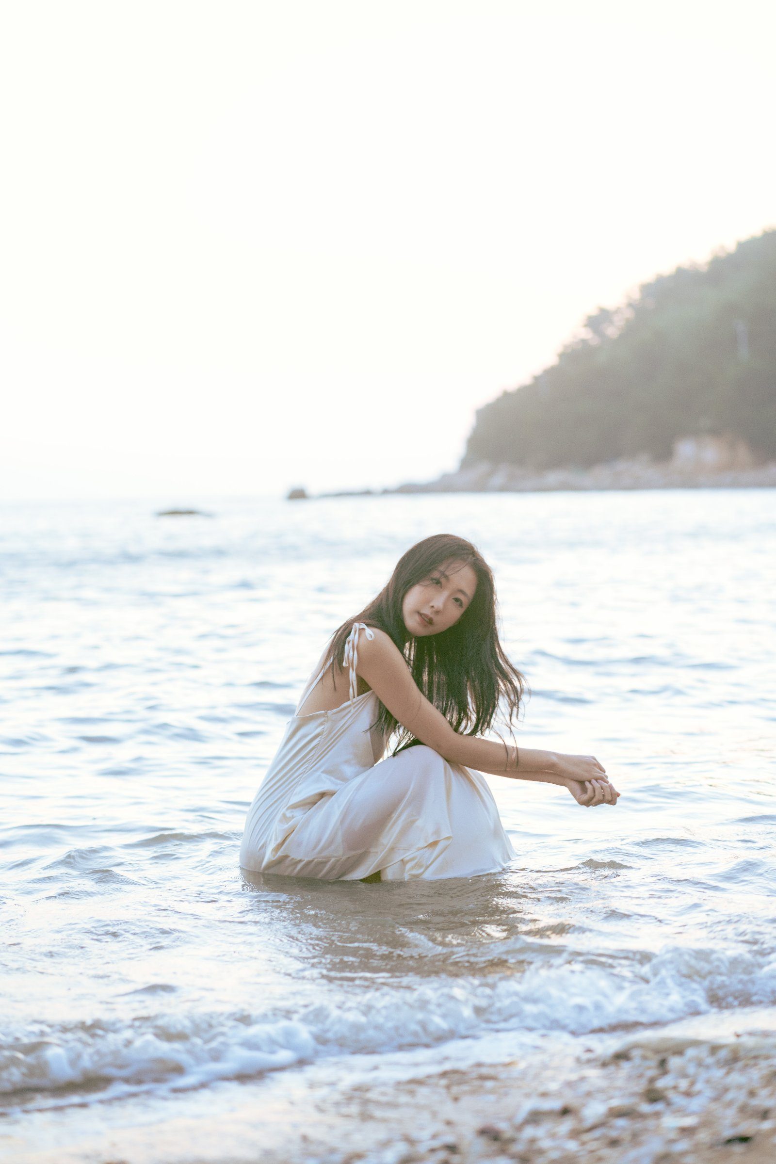 선너뱌위 해수욕장에서 찍은 바다스냅 · 바닷가스냅 무드 스냅 사진