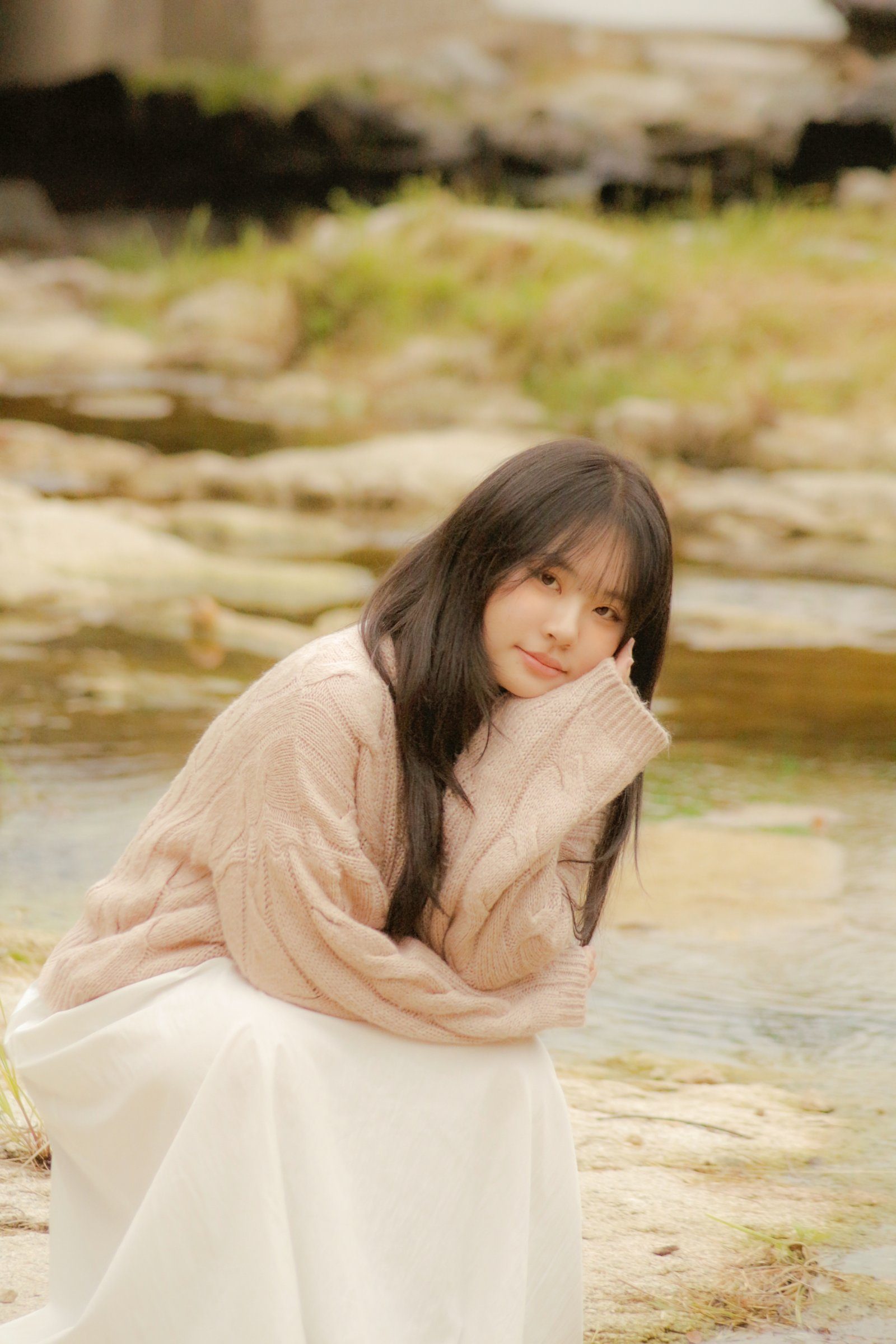 성북천에서 찍은 빈티지카메라 · 필름카메라 무드 스냅 사진